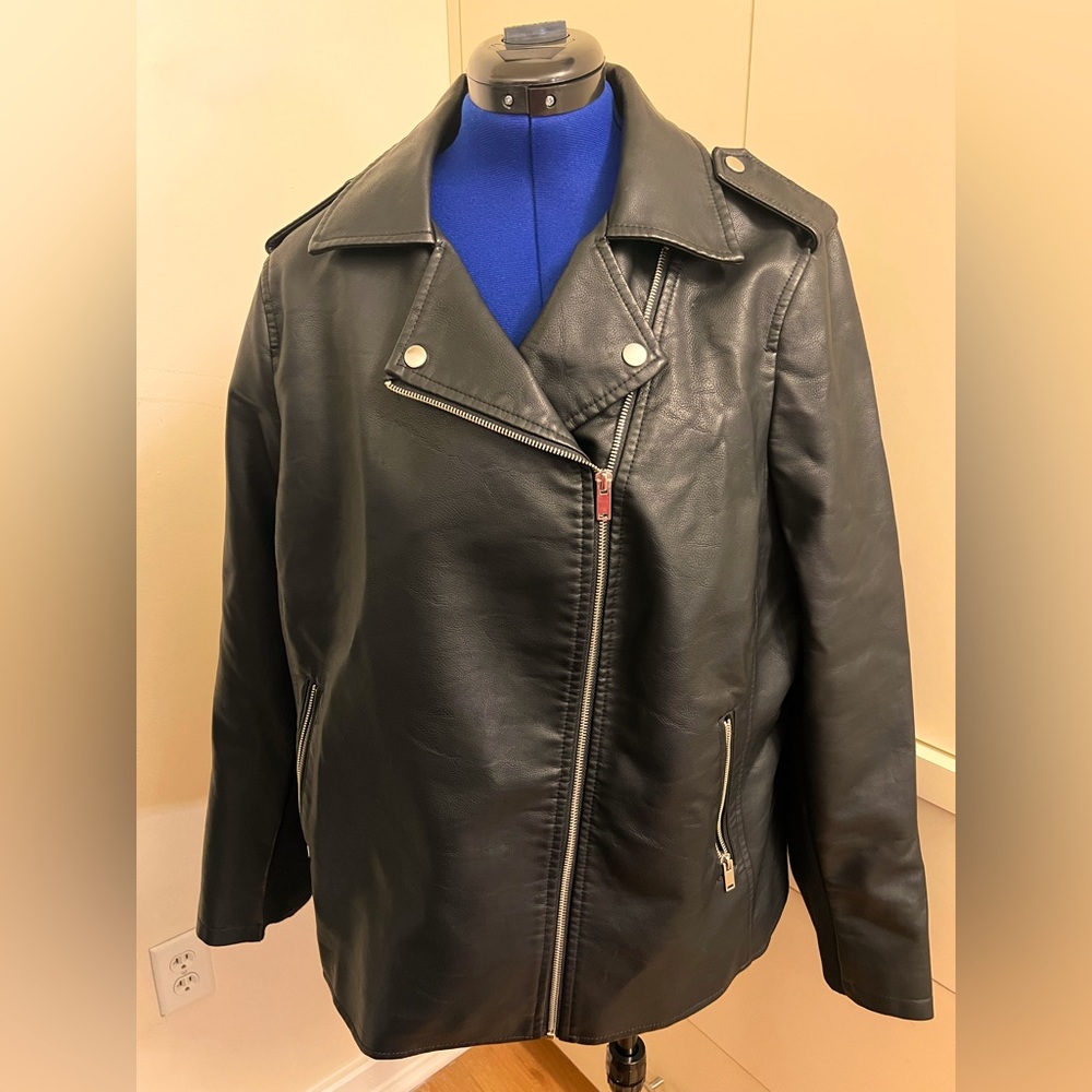 Brand New Never Worn Leather Like Jacket